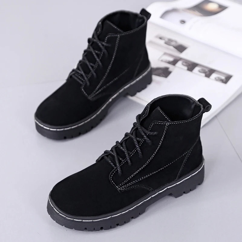 Casual Comfortable Fashion Women Boots 2023 Trend Solid Color Simple Boots for Women Low Heel All-match Short Boots for Women