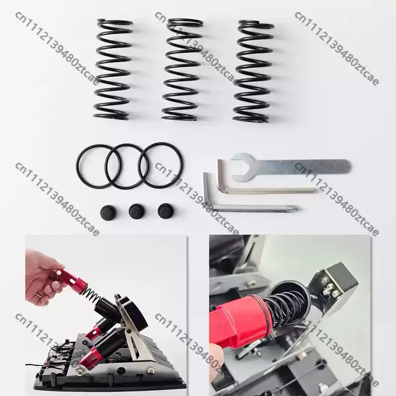 Sim Racing Pedal Damping Spring Kit For Throttle Brake Clutch Pedal Upgrade Modification Simulator Gaming Accessory