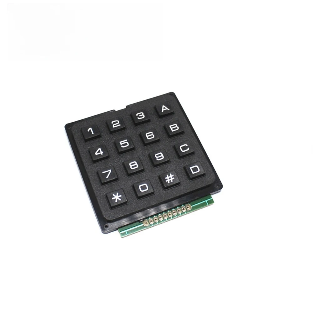 For MATRIX Keyboard Module 4x4 Layout 16-Key Industrial Keypad Compatible with Standard Row Column Scanning Protocols