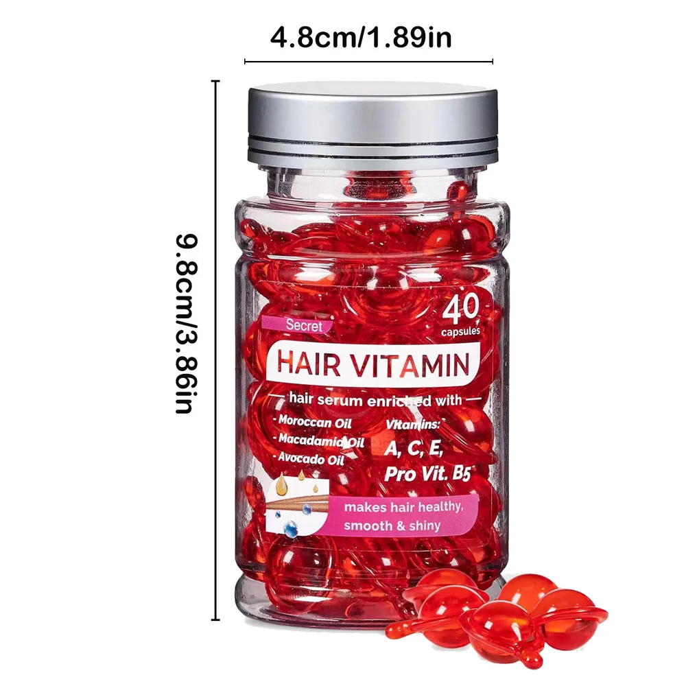 Huile d'argan d'arvazallia pour le traitement des cheveux, traitement et revitalisant, 80 Capsules, 