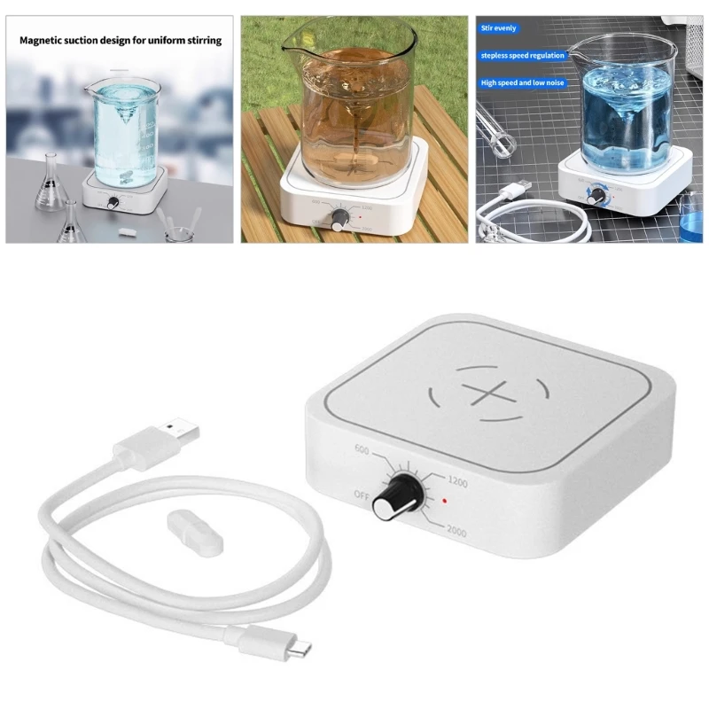 편리한 크기와 완전한 정확한 액체 혼합을위한 자기 교반기