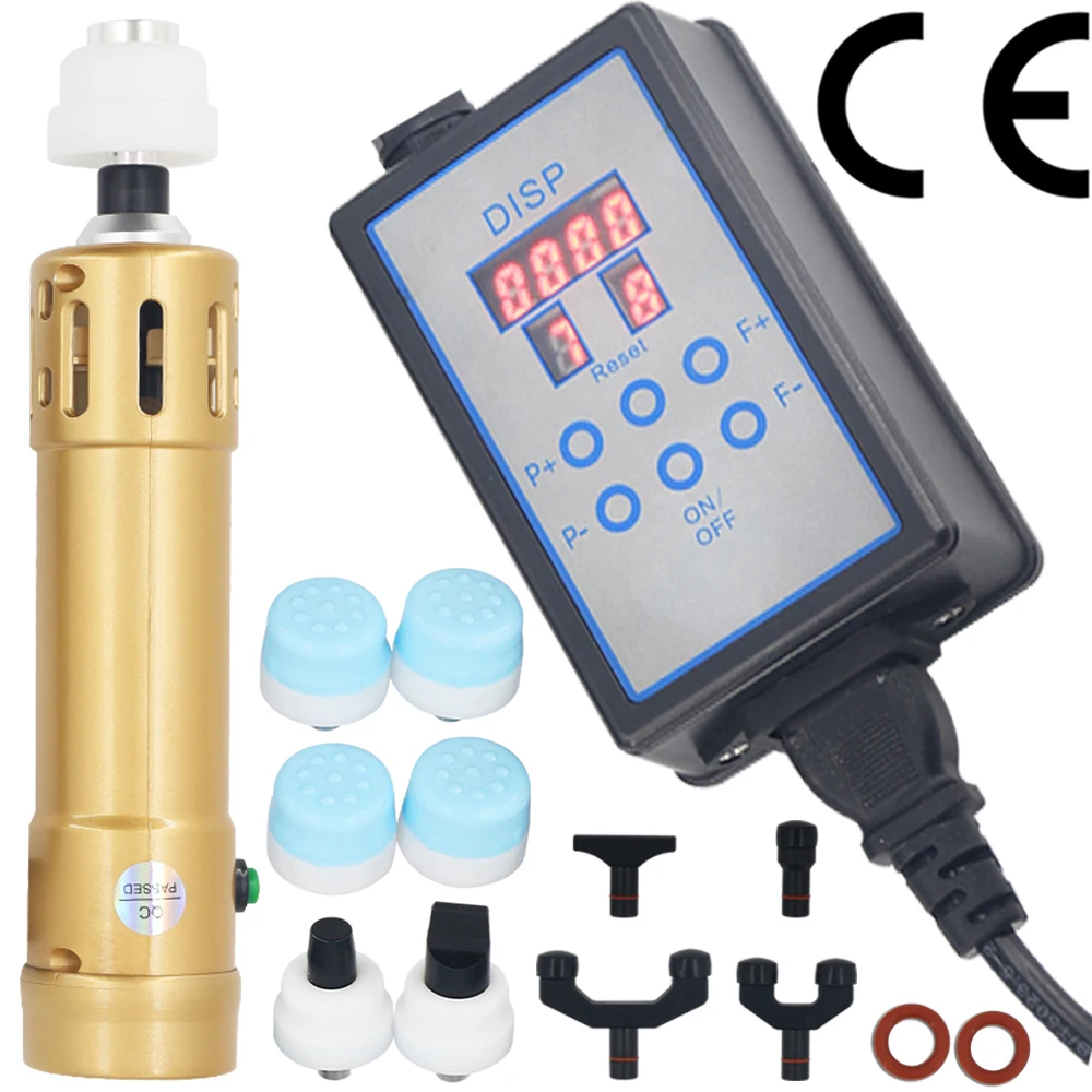 

Shock Wave Therapy Machine ED Treatment Body Relax Relieve Waist Pain 2 IN 1 Massager 2025 Newest Shockwave Chiropractic Gun