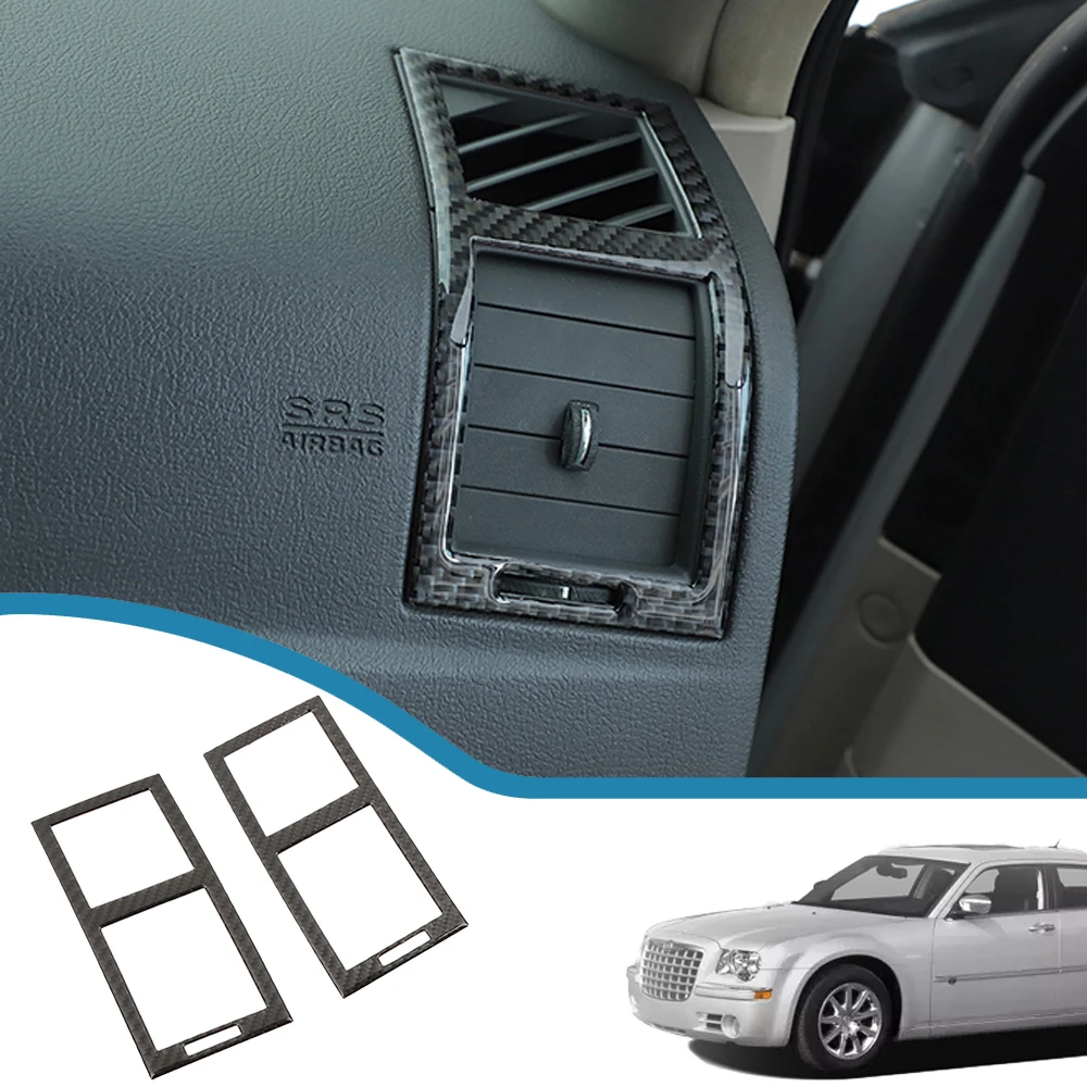 

Car Center Console Air Conditioning Vent Outlet Decoration Cover for Chrysler 300C 2004-2009 Auto Interior Mouldings Accessories