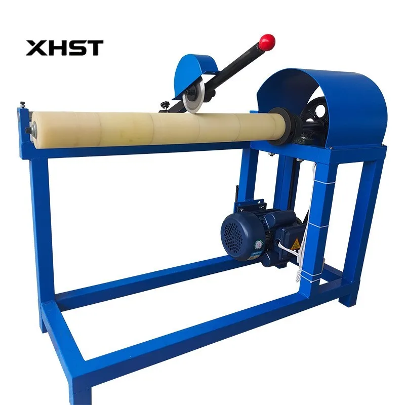 650mm Paper Tube Cut Slitting Rewinder Machine Paper Core Cutting Machine