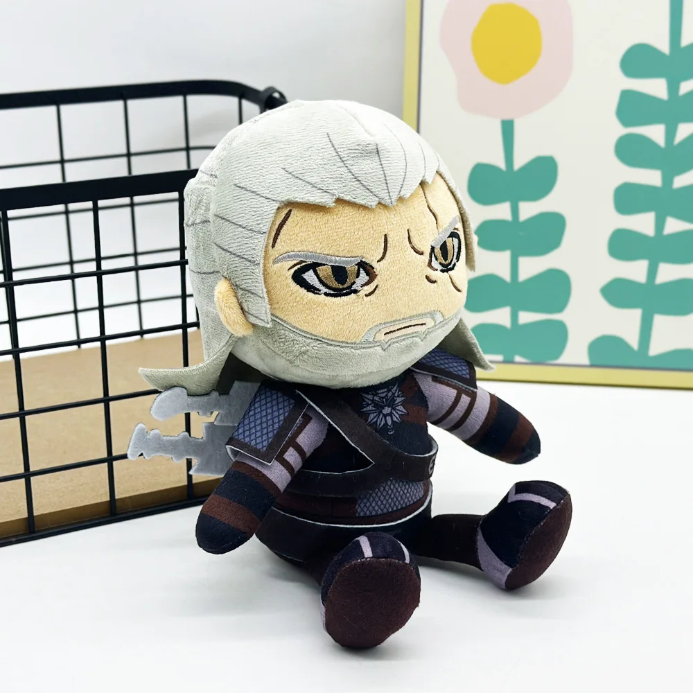 Geralt The Witcher 3 Wild Hunt دمى قطيفة دمية قطنية ملحقات أنيمي دمية ناعمة لعبة تزيين الغرفة اللطيفة هدايا الهالوين للأطفال
