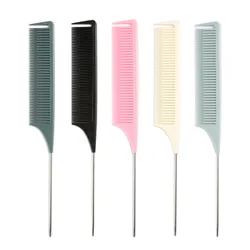 Professional Candy Color Hair Styling Pointy Tail Comb for Wig, Partition, Braid, Hair Dye, and Highlights Hair Tool