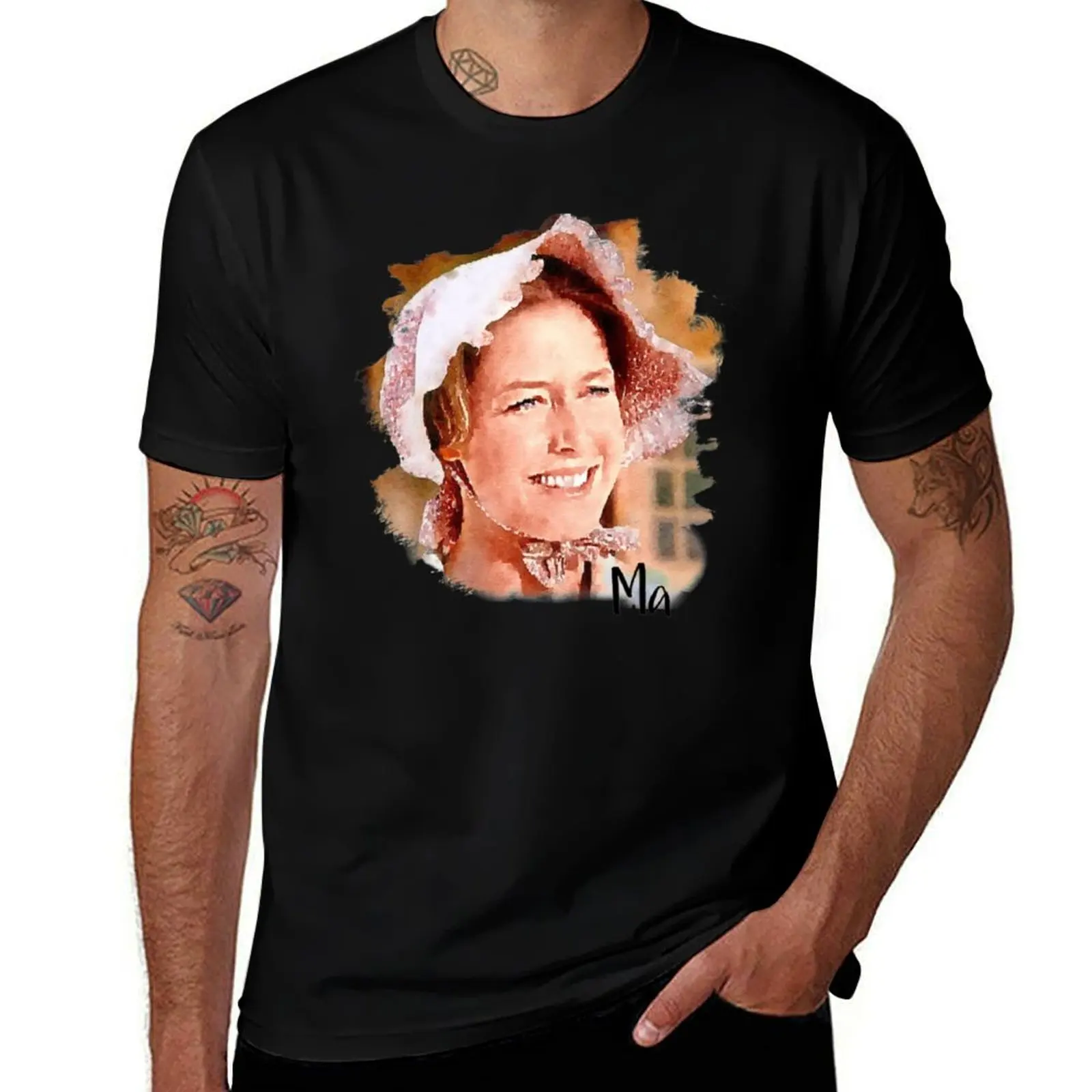 Ma Ingalls Little House on the Prairie T-Shirt Performance Workout Short Sleeve Tee T-Shirt