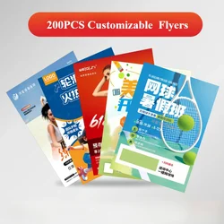 Free Printing Flyers A4 A5 Size Advertising Flyer Custom Design