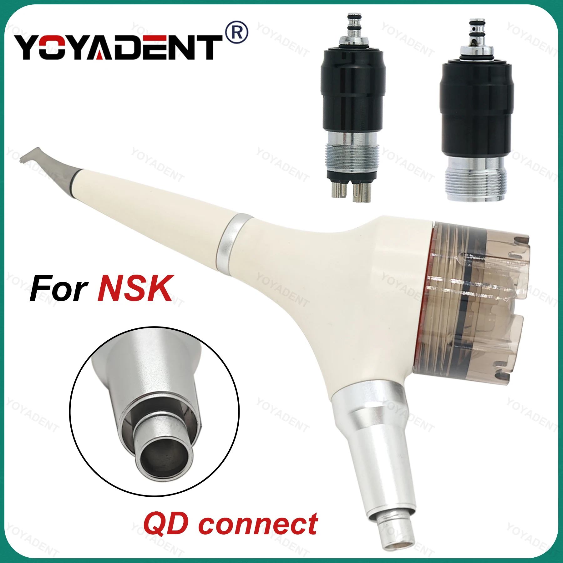 Dental Air Prophy Jet Polisher Sandblasting Gun For 65μm Supragingival Powder Teeth Whitening Compatible NSK Dental Tools