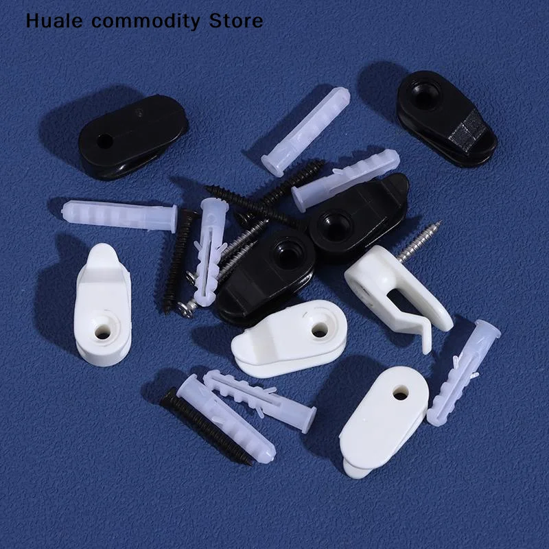 【HG】20Pcs Outdoor String Lights Clips Screw-in Plastic Hangers Lights Hanger Hooks For Plant Baskets String Lights Decoration