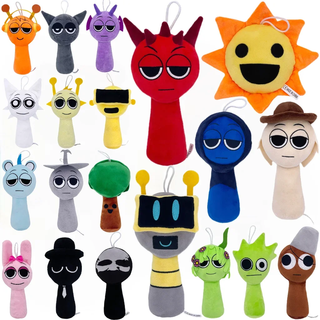 Sprunki Plüschtiere Sprunki Incredibox Plushie Sprunki Soft Game Cartoon Kissen Kinder Geburtstagsgeschenke Stoffpuppen Weihnachtsgeschenk