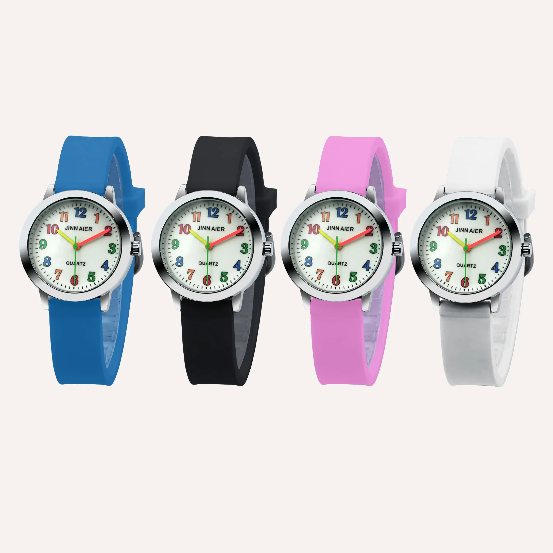 Creative New Kids Watch Cute Cartoon Insect Silicone Quartz Waterproof Watch Free Strap for Boys and Girls Relogio Infantil