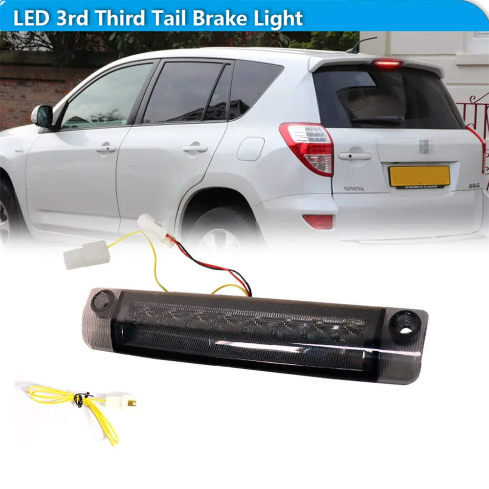 

Для Toyota Sequoia Highlander RAV4 Corolla S 1 шт. задний центральный третий 3-й стоп-сигнал красный светодиодный стоп-сигнал с высоким креплением 12 В