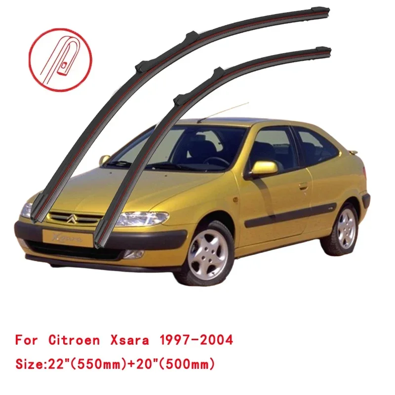 For CITROEN XSARA N0 N1 N2 N3 1997 02 2004 2006 2008 2010 Windscreen Windshield Brushes Accessories Washer Car Front Wiper Blade