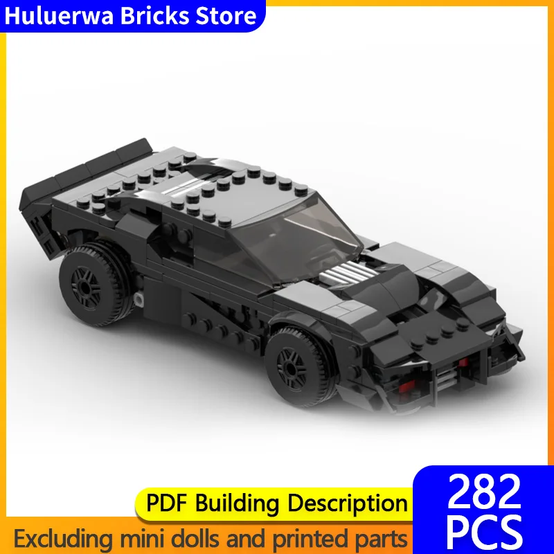 Modelo de coche de carreras de velocidad, ladrillos de construcción MOC KS, líder enmascarado, tecnología Modular, regalos de vacaciones para niños, traje de juguete para montar