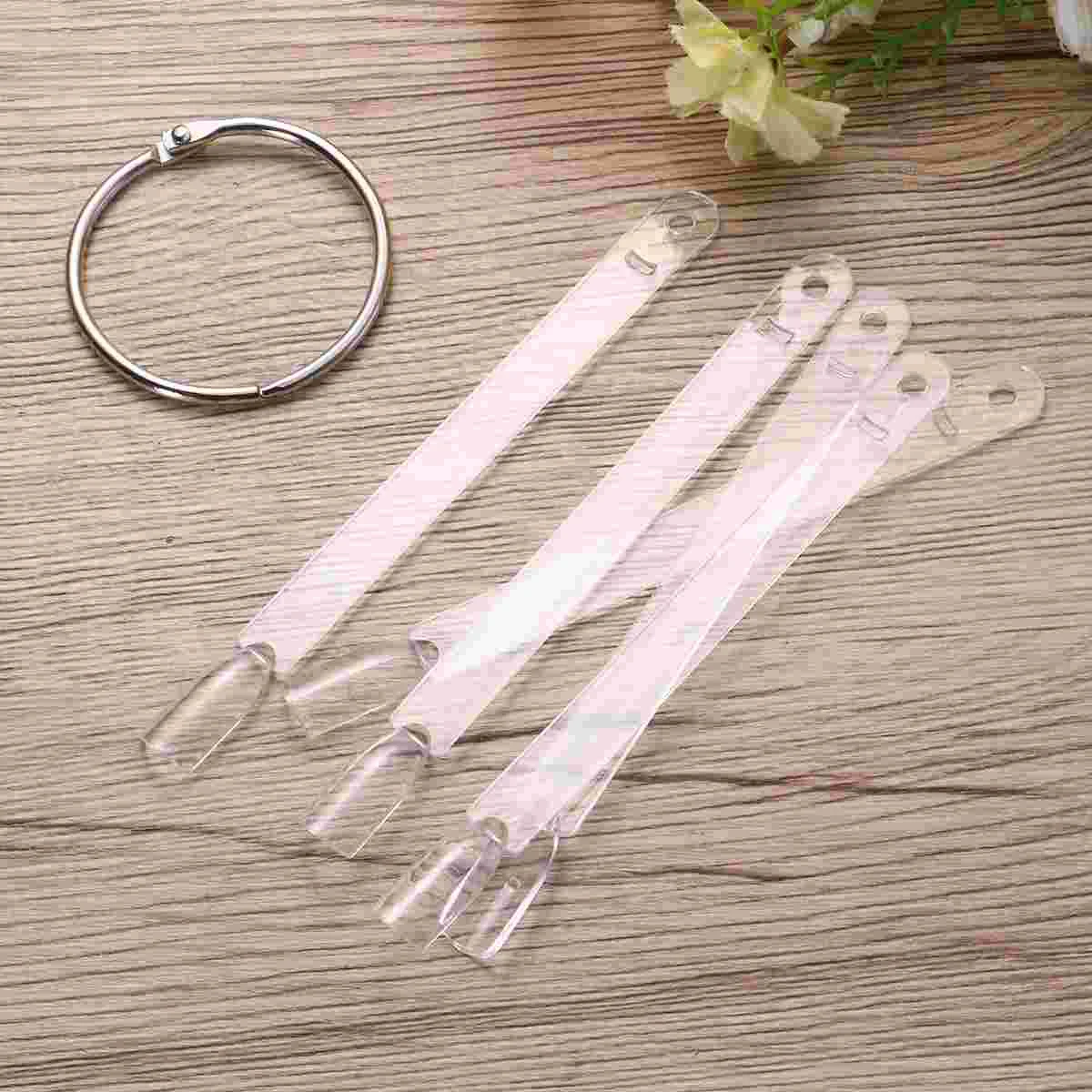 50-delige Fake Fan Nail Tip Clear Fingernail Polish Kleurenkaart Display Stand Tips