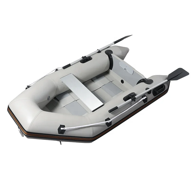 China Foldable Fishing Catamaran Rowing Boat Inflatable Hypalon Rib Boat