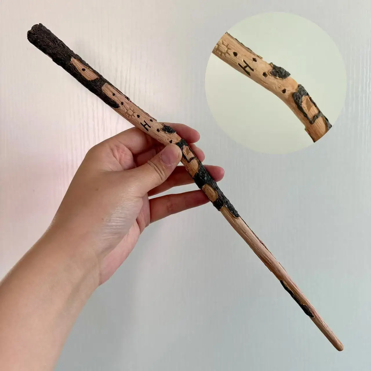 

Волшебная палочка в форме ветви, европейский средневековый реквизит для сценических выступлений, аксессуары по мотивам Гарри Поттера, магические принадлежности, коллекционные украшения, игрушки