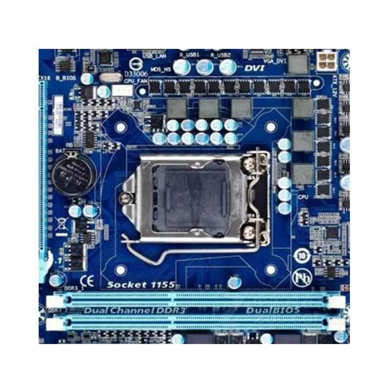 For Used GA-H61M-D2-B3 H61M-D2-B3 Motherboard Desktop 1155 H61 Socket LGA 1155 16GB DDR3 motherboard