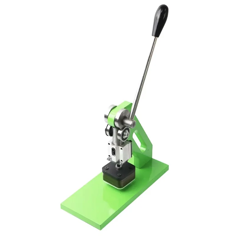 New 50 * 50mm square cutter with interchangeable die for paper-based PVC cutting