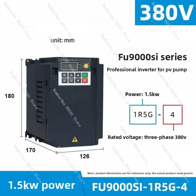 Solar Photovoltaic Inverter Universal Inverter Motor Controller for Water Pump and Fan Three-phase 220v