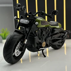 1:12 Harley SPORTSTER S Motorcycle High Simulation Diecast Metal Alloy Model car Sound Light Collection Kids Toy Gifts M41