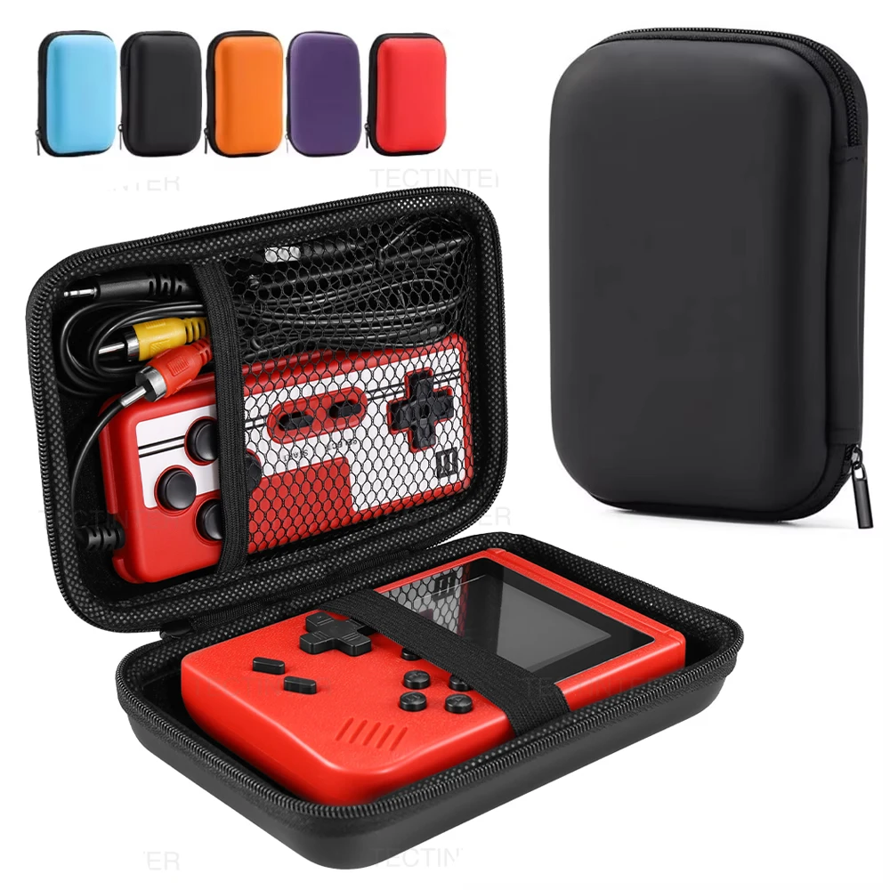 Portable Carrying Case for R36S/GB300/FC Handheld Game Console Protective Travel Retro Mini Player Box for Gaming Accessories