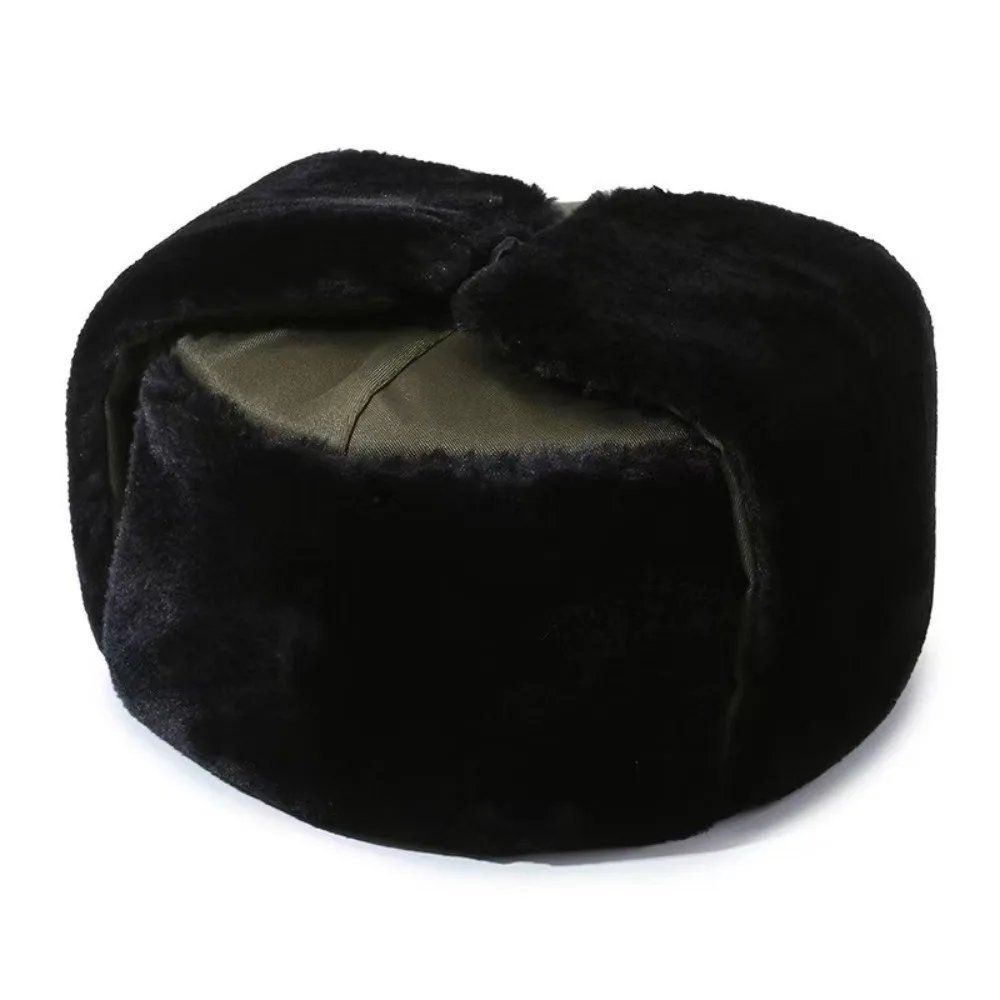 Cycling Accessories Plush Windproof Pilot Hat Windproof Thickened Ear Protection Cap Velvet Soft Winter Ear Cap Camping