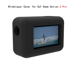 Wind Noise Reduction Sponge Foam for DJI Osmo Action 5 Pro Camera Windslayer Cover Housing Frame Case Recording Cover Wind Case