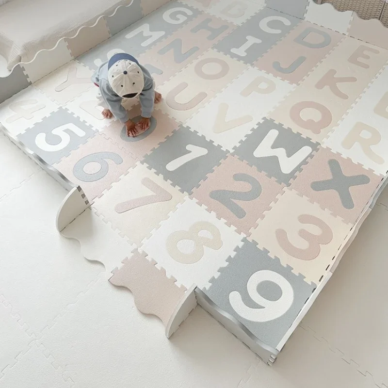 Children's climbing mat Splicing crawling mat Foam floor  Baby letter puzzle Baby fence