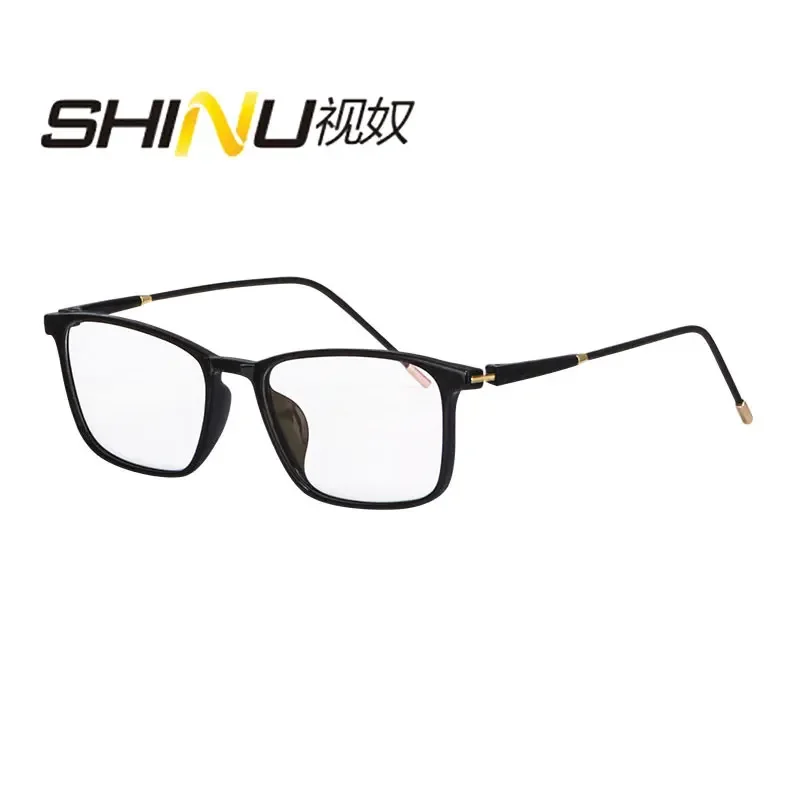 Men’s glasses prescription myopia glasses TR90 square frame blue light blocking computer glasses frame grade eyewear custom