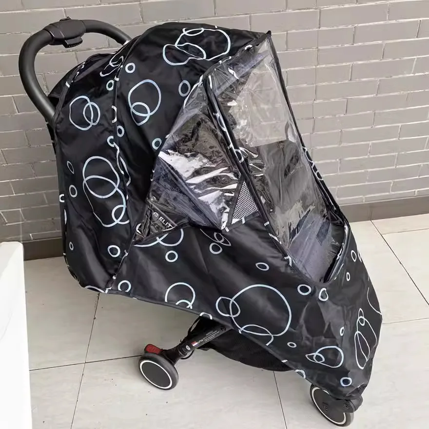 Baby Stroller Rain Cover Children's Car Windshield Baby Stroller Umbrella Stroller Rain Cover Stroller Protective Cover Raincoat