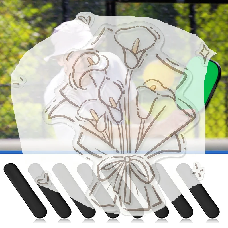 8pcs Pickleball Weight Tapes, Adhesive Weight Strips Pickleball Lead Tape Golf Weighted Tape Pickleball Paddle Tape