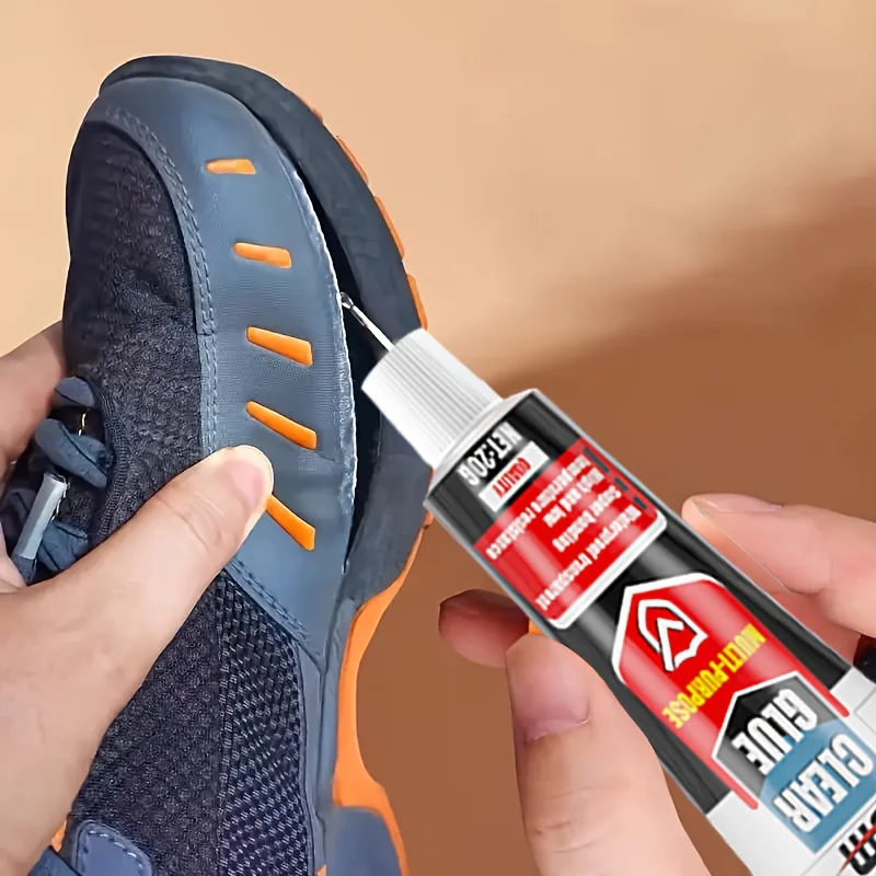 Multi-Surface Repair Adhesive, Clear Quick Dry Glue For Shoe Fix, Fabric Seam Repair, Invisible Household Repair Supply
