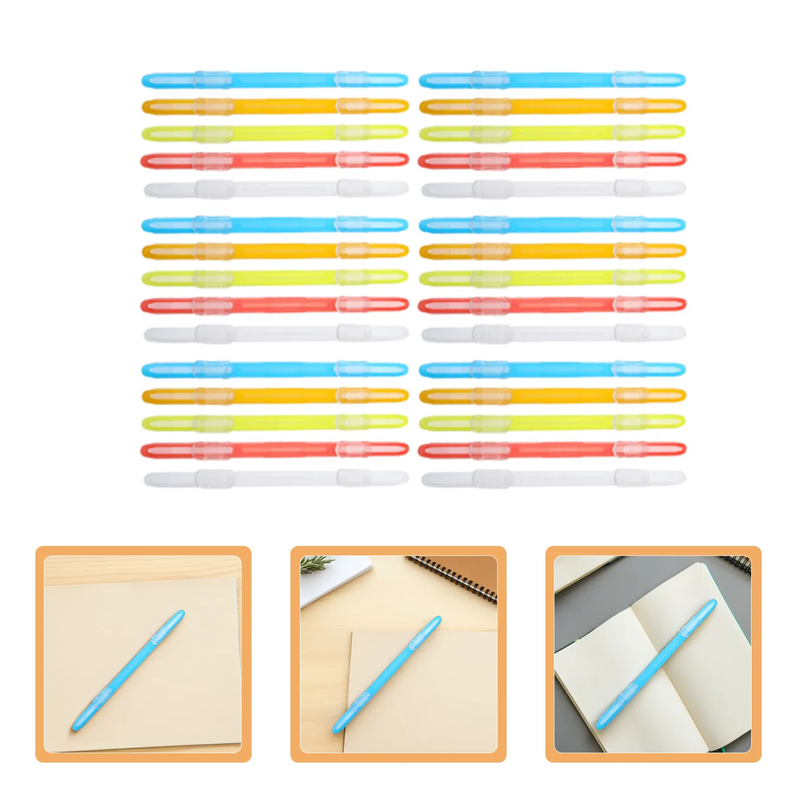 

30Pcs Plastic Paper Fasteners Colorful Document File Organizer Clips Multipurpose Loose Leaf Binding Clamps for Office School