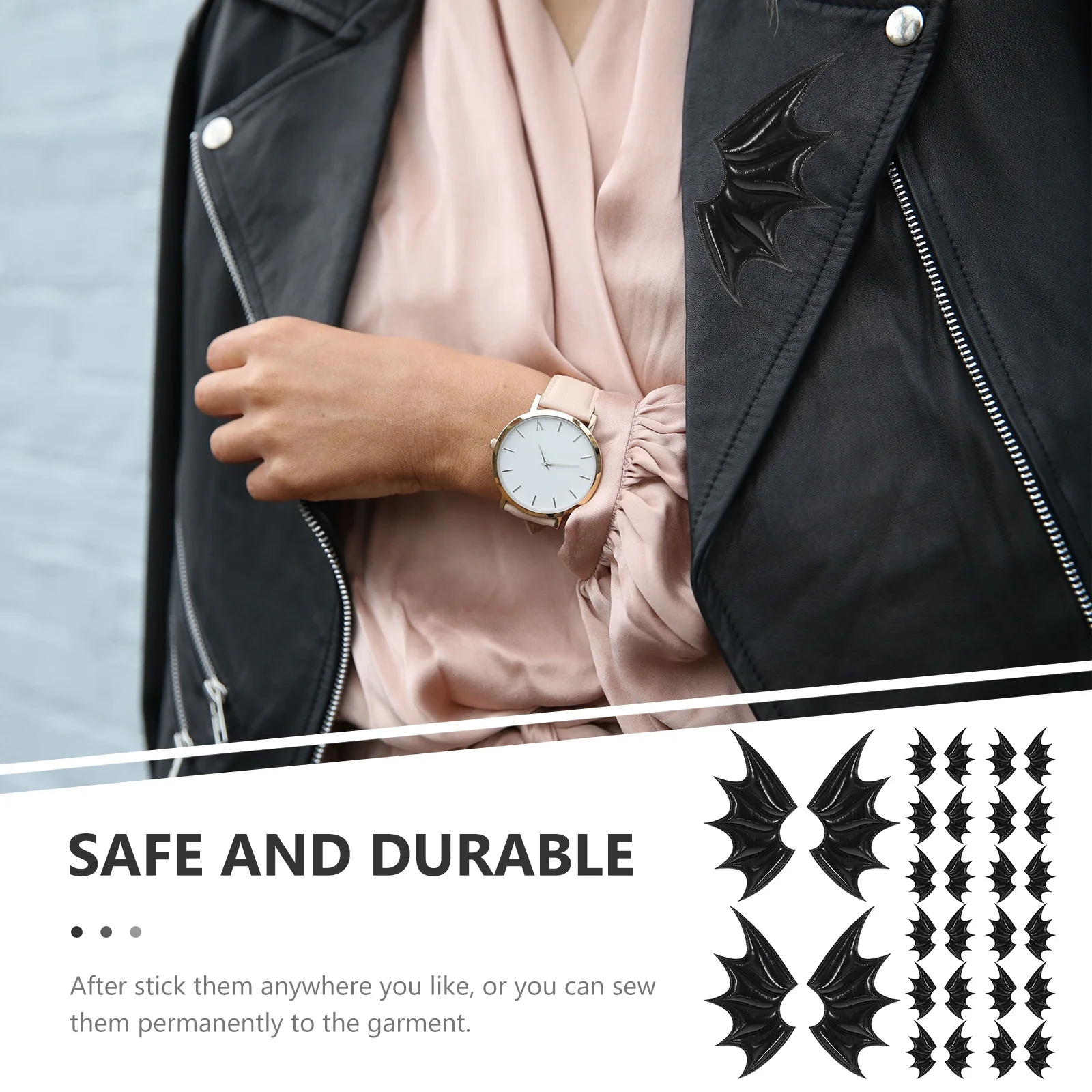 15Pairs الشر الجناح الملابس ديكور DIY أجنحة مصغرة اكسسوارات الحرف للأحذية أكياس القبعات الملابس أجنحة الشر الجناح