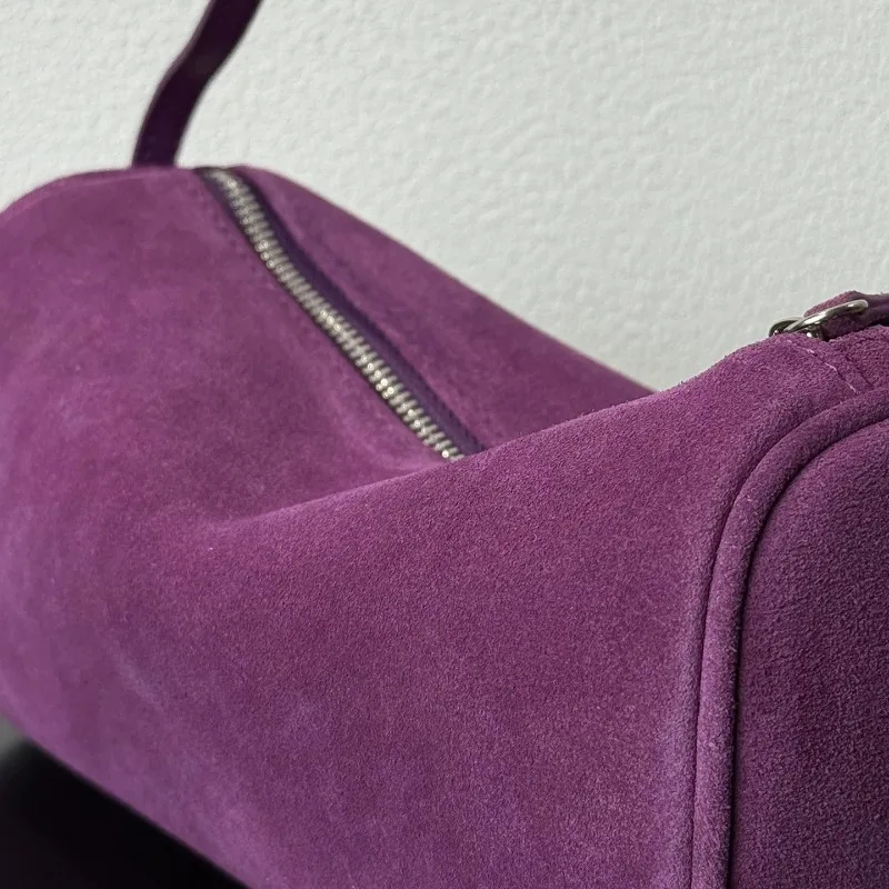Woman Suede Bags Mini Portable Lunch Box Bag Luxury Crossbody Shoulder Handbag and Purse Small Messenger Square Bag Girl