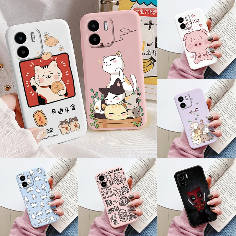 

Silicone Cover Lovely Animal Cat For Redmi A1 A2 Plus Phone Case Soft Cartoon Dogs Fundas Cover Shell For Xiaomi Redmi A5 Coque