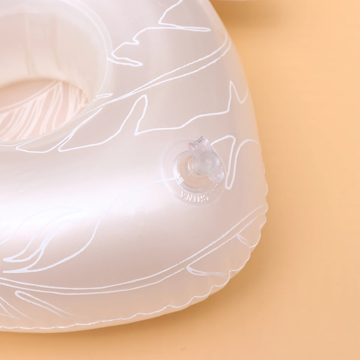 Weißer Schwan, aufblasbarer Wasserbierhalter, schwimmende Matte für Schwimmbad, PVC-Licht, einfaches Aufblasen, Entleeren