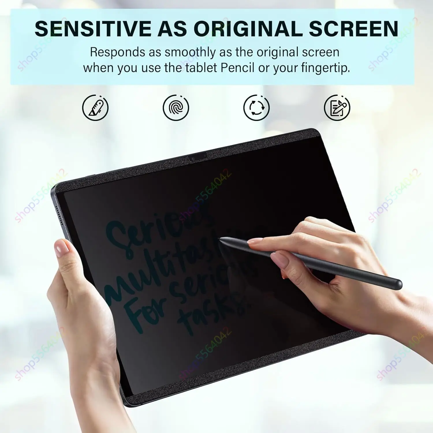 For Samsung Galaxy Tab S10 Ultra 14.6\'\' 2024 Magnetic Privacy Screen Protector Anti Glare Filter Anti Blue Light Film S9/S8Ultra