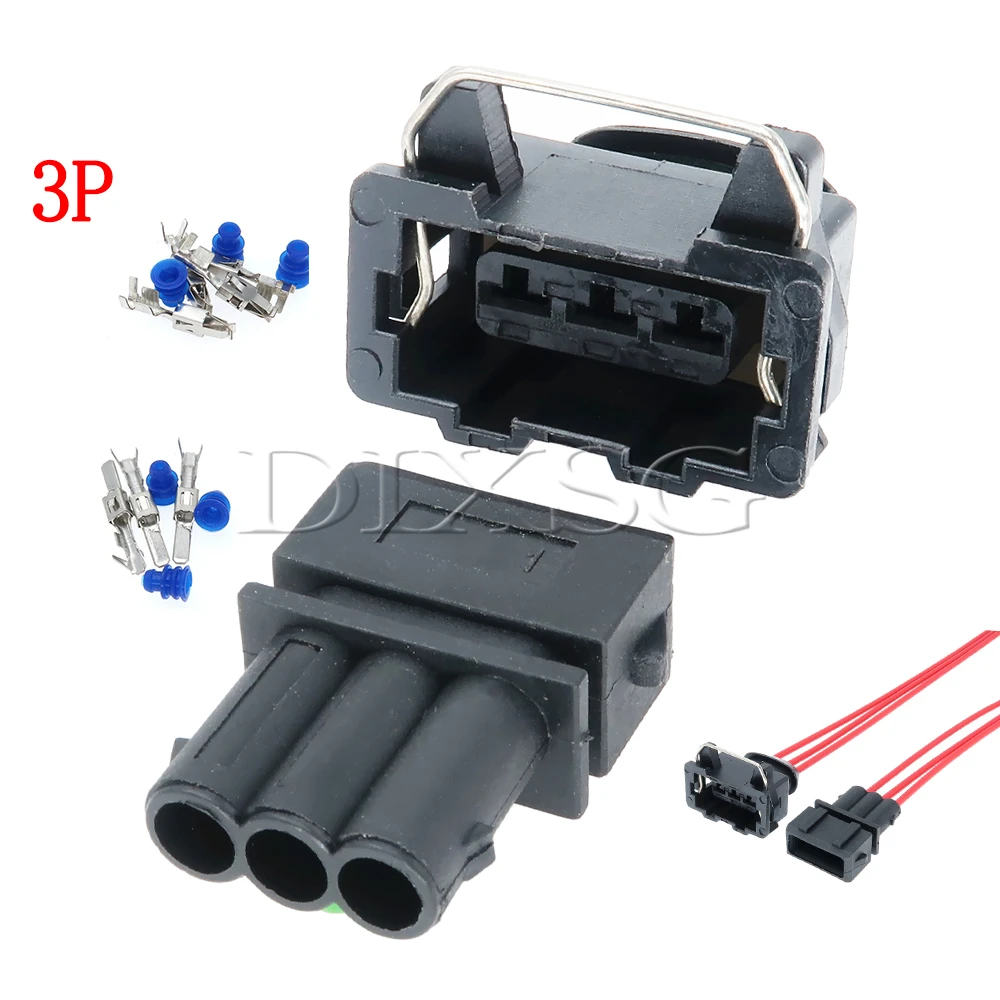 1 Set 3 Pin 357972763 357972753 Car Throttle Fog Lamp Wire Connector for VW Car Odometer Sensor Waterproof Plug