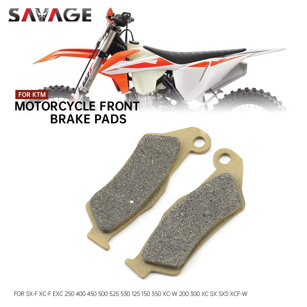 Motorcycle Front Brake Pads For SX-F XC-F EXC 250 400 450 500 525 530 125 150 350 XC-W 200 300 XC SX SXS XCF-W SXF