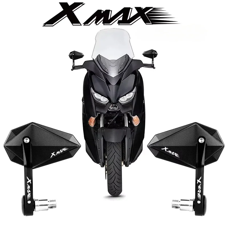 

Зеркало заднего вида для мотоцикла XMAX 300 для Yamaha XMAX 300 xmax 300, отражатель с ЧПУ, антивибрационная ручка, зеркало заднего вида