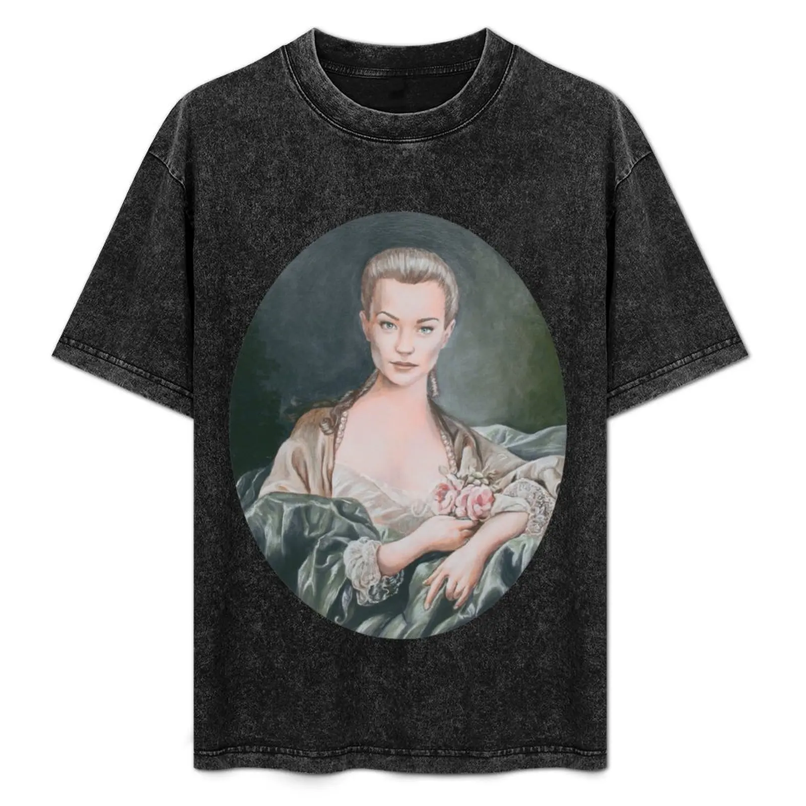 Camiseta de trabajo informal y resistente con estampado de Sophia Myles como Madame de Pomadour