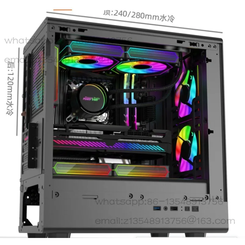 glass-side-through-matx-desktop-240-water-cooled-game-console-computer-case-spot-rush