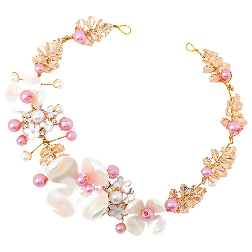 

Hair Accessory Stylish Pearl Hair Band Princess Crown Decoration for Festivals Weddings Party Stage Performance Daily Dress