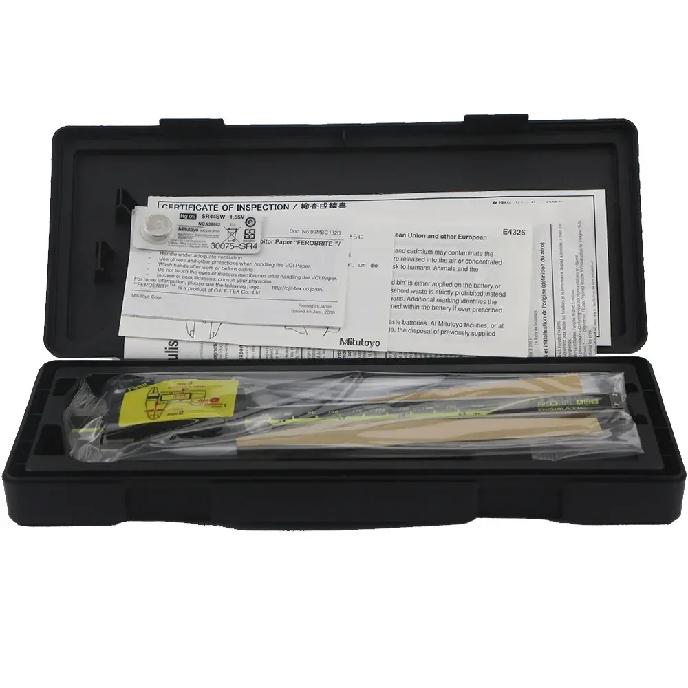 Mitutoyo Original Digital Vernier Caliper 500-181/182-30 0-150mm/0-200mm with LCD Screen Stainless Steel Measuring Tool