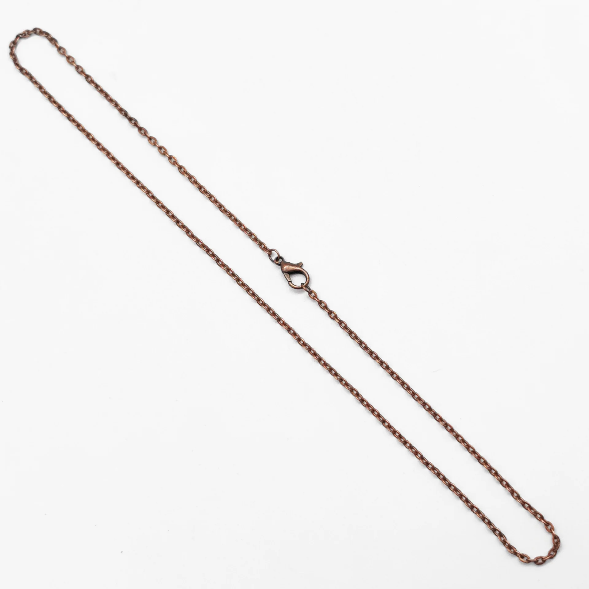 

Right Road 100 Pcs/pack Cross Flat Pressure Chain O-shaped Chain Hanging Lobster Buckle Necklace Accessories Chain Wholesale