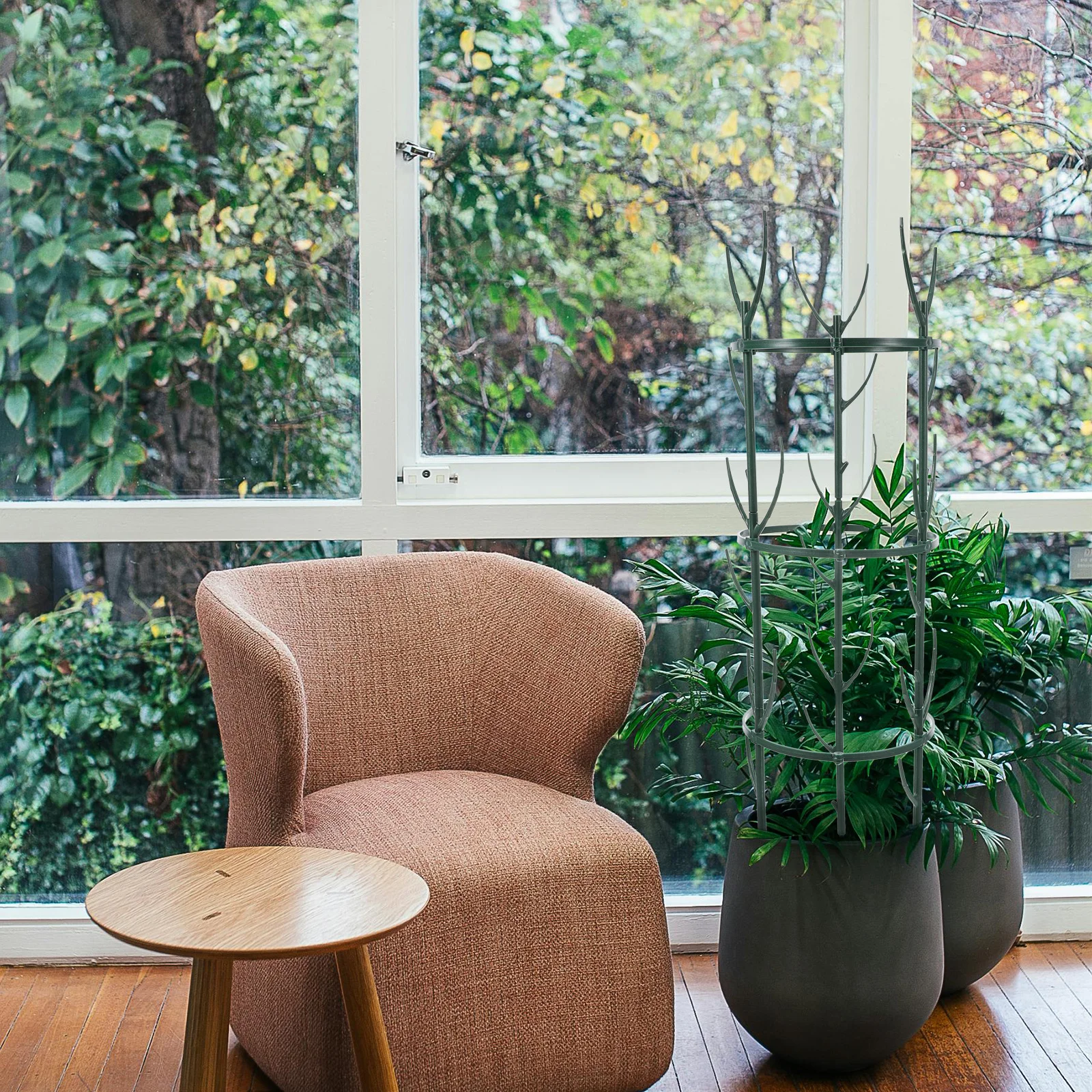 

3 Tiers Plant Trellis for Climbing Plants Detachable Stackable Garden Support Rack Indoor Outdoor Decorative Twig Trellis