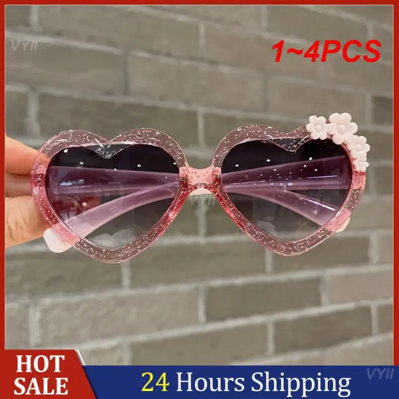 1~4PCS Love Sunglasses Comfortable To Wear Wear Resistant Uv400 Anti Slip Mirror Legs Clothing Accessories Glasses Durable